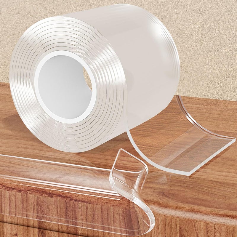 CHENYA 2.6 in x 13.12 FT,Clear Soft Corner Protectors for Furniture Strip,Sharp Edge & Table Bumper,Window Edge,Wall Protector, Soft Corner Guards Safe for Proof,Table Corner Protectors in Family - Image 1